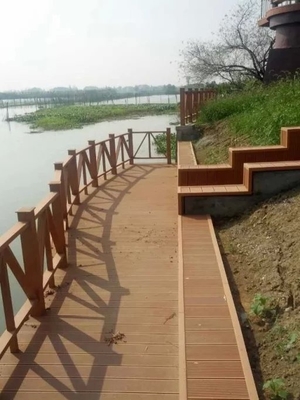 পরিবেশ বান্ধব বাগান সুইমিং পুল ডাব্লুপিসি ডেকিং বোর্ডগুলি মটরপ্রুফ