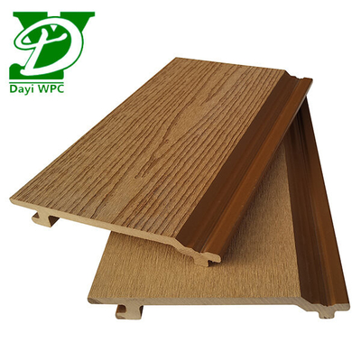 156*21 মিমি বহিরঙ্গন সজ্জা জন্য টেকসই WPC Slatted আবরণ