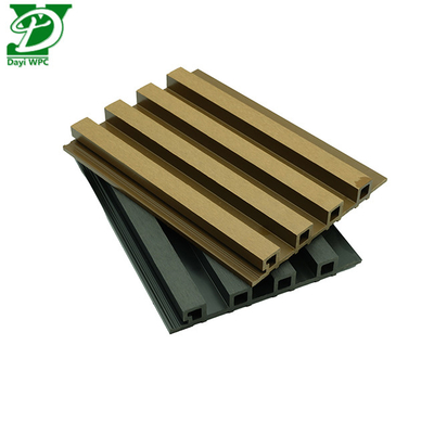 তল পৃষ্ঠ WPC বহিরাগত প্রাচীর আবরণ UV- প্রতিরোধী আর্দ্রতা প্রতিরোধী
