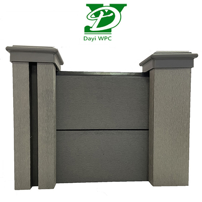 আধুনিক WPC বাগান বেড়া টেকসই আবহাওয়া প্রতিরোধী